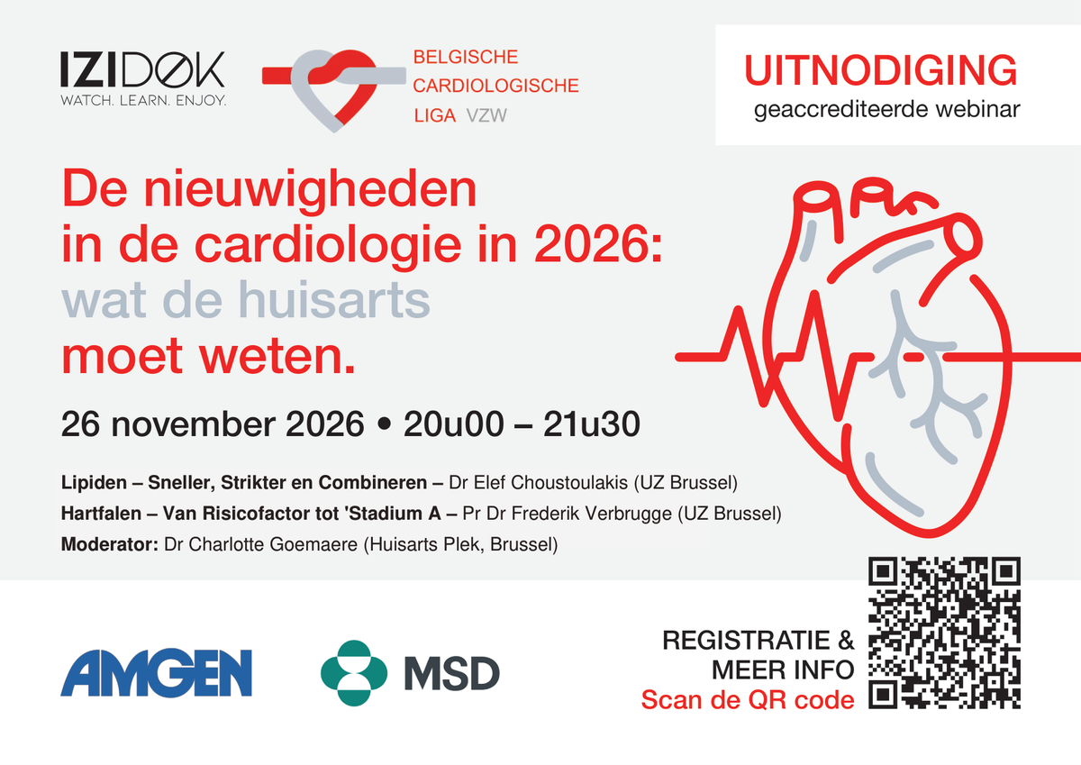 Webinar BCL: De nieuwigheden in de cardiologie in 2026